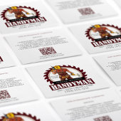 QR Code Moderne handymanonderhoud bijtende tools Vierkante Visitekaartje