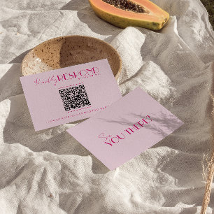 QR Code Moderne Heldere Kleurrijke Retro Leuke Bru RSVP Kaartje