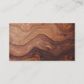 QR-code Moderne houten carpentry constructie Visitekaartje (Achterkant)