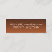 QR-code moderne mini-visitekaartje Mini Visitekaartje (Achterkant)