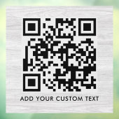 QR Code | Moderne stijlvolle scanbare code Raamsticker (Vel 3)