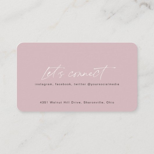 QR-code moderne visitekaartjes voor haarstylist (Achterkant)