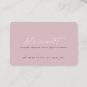 QR-code moderne visitekaartjes voor make-up arties (Achterkant)