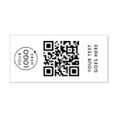 QR-code | Moderne zakelijke Logo Zelfinktende Stempel (Design)