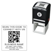 QR-code moderne zelfinkende stempel voor zakelijk  (In situ)