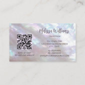 QR-code | Moeder-van-parelwijn Visitekaartje (Achterkant)