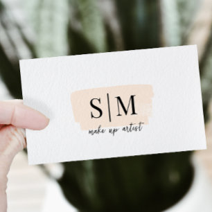 QR-code monogram Visitekaartje