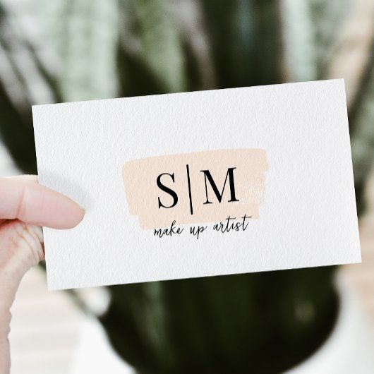 QR-code monogram Visitekaartje