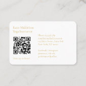 QR Code- Moon Eye Yoga Reiki Wellness Visitekaartje (Achterkant)