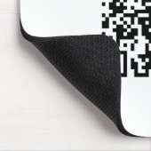 QR-Code Mousepad Muismat (Hoek)
