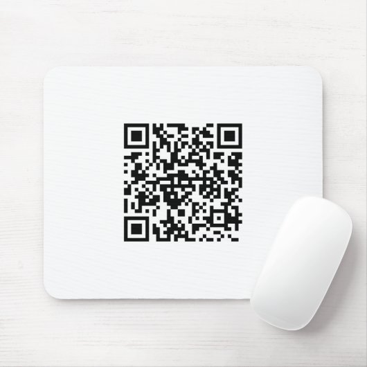QR-Code Mousepad Muismat (Met muis)