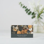 QR code Naaien Buttonnen Professionele Wijzigingen Visitekaartje (Staand voorkant)