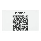 QR-code naamlabel Naambadge (Voorkant)