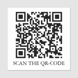 QR-code Naamplaatje