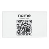 QR Code Name Tag (Voorkant)