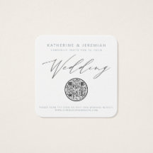 QR Code Nautical Beach Seashell Weddenschap Uitnod