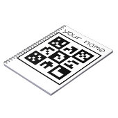 qr-code notitieboek (Linkerzijde)