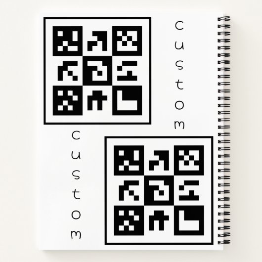 qr-code notitieboek (Achterkant)