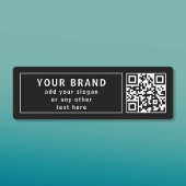 QR-code of Logo, enz. uploaden | Modern waterdicht Labels