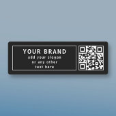 QR-code of Logo, enz. uploaden | Modern waterdicht Labels