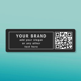QR-code of Logo, enz. uploaden | Modern waterdicht Labels