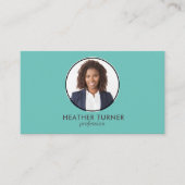 QR-CODE of Logo Professional Headshot Foto Blauwgr Visitekaartje (Voorkant)