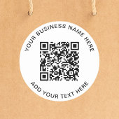 QR-code of Logo-promotie Ronde Sticker
