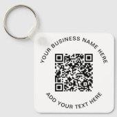 QR-code of Logo-promotie Sleutelhanger (Voorkant)