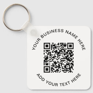 QR-code of Logo-promotie Sleutelhanger