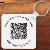 QR-code of Logo-promotie Sleutelhanger (Achterkant)