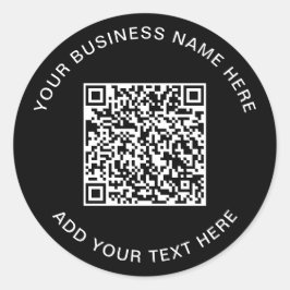 QR-code of Logo promotievak Ronde Sticker