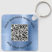 QR-code of Logo promotievlauw Sleutelhanger (Achterkant)