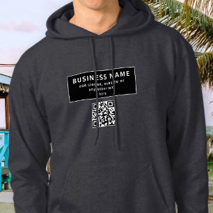 QR-code of Logo uploaden   Modern Hoodie