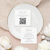 QR-code Online Rsvp - Gegevens Informatiekaartje