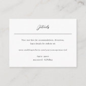 QR-code Online Rsvp Informatiekaartje (Achterkant)