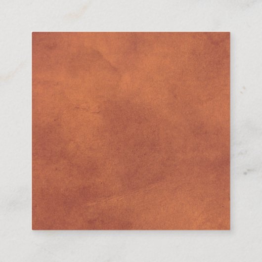 QR-code online RSVP met terracotta bruiloft Informatiekaartje (Achterkant)