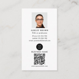QR-code onroerend goed professionele eenvoudige fo Visitekaartje
