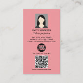 QR-code onroerend goed professionele foto elegant  Visitekaartje (Voorkant)