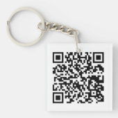 QR-code ontwerp sleutelhanger (voorkant)