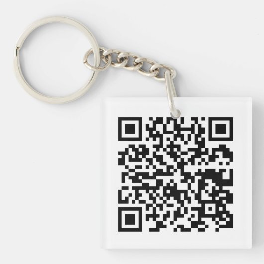 QR-code ontwerp sleutelhanger (voorkant)