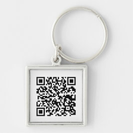QR-code ontwerp sleutelhanger