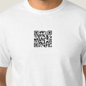 QR-code Ontwerp T-shirt