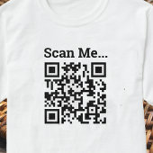 QR-code Ontwerp T-shirt