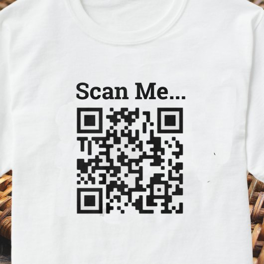 QR-code Ontwerp T-shirt