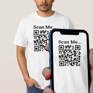 QR-code Ontwerp T-shirt