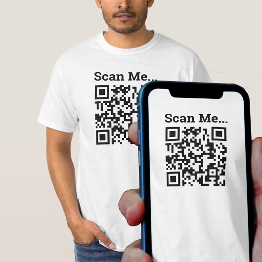 QR-code Ontwerp T-shirt