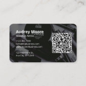 QR-code ontwerp visagist Visitekaartje (Voorkant)