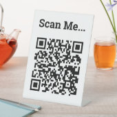 QR-code Ontwerp voetstuk Reclamebord Met Voetstuk (Insitu)