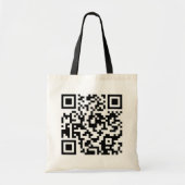 QR-code OntwerpTas:Beste op zwarte of lichte kleur Tote Bag (Voorkant)