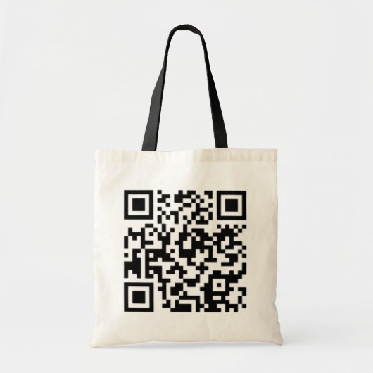 QR-code OntwerpTas:Beste op zwarte of lichte kleur Tote Bag (Voorkant)
